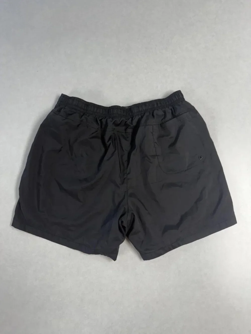 WORN Nike Sportswear Essentials Woven Flow Shorts Drawstring Black Size XXL